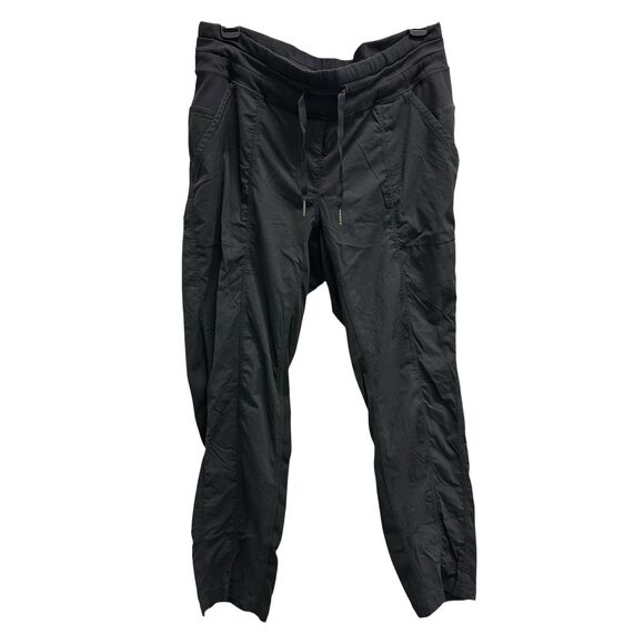 Lululemon Women’s Dance Studio Mid-Rise Full Length Striped Pant Black Size 10 - Picture 1 of 8